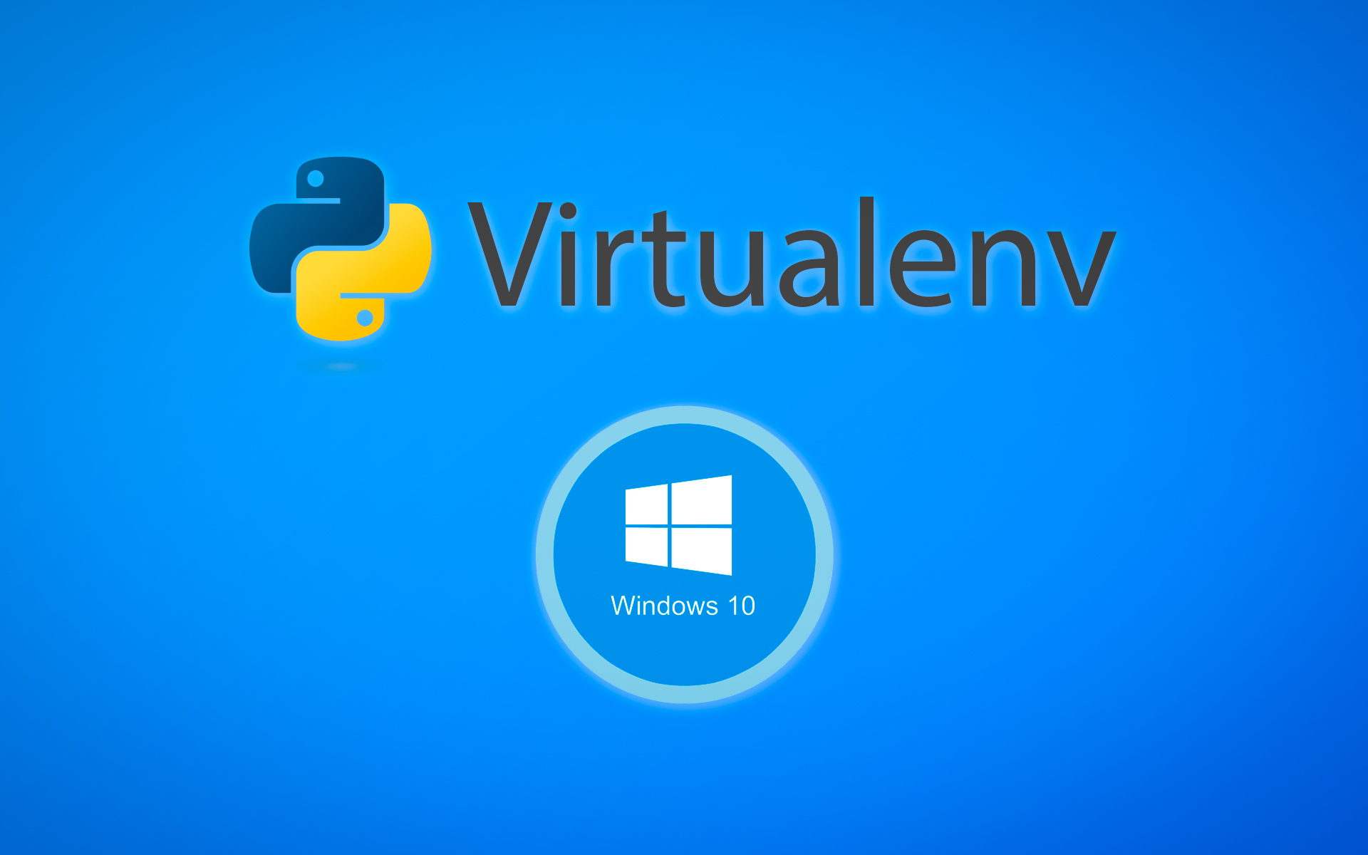 Virtualenv no windows 10